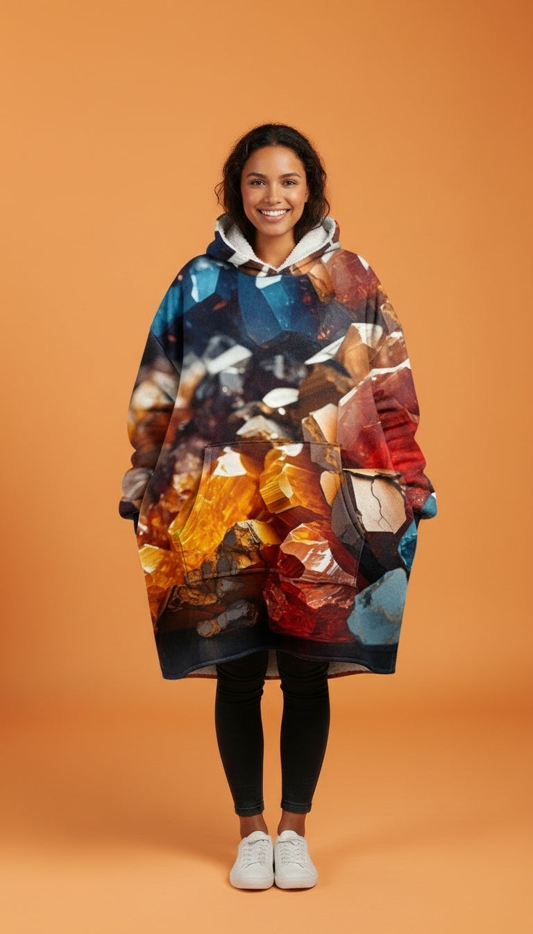 Prismatic Ember Hoodie